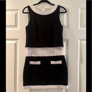 Bailey 44 Black and White Dress